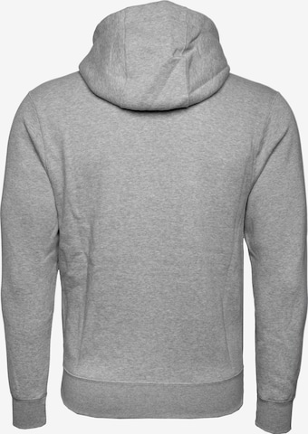 NIKE Athletic Zip-Up Hoodie in Grey