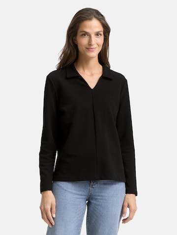 T-shirt TOM TAILOR en noir : devant