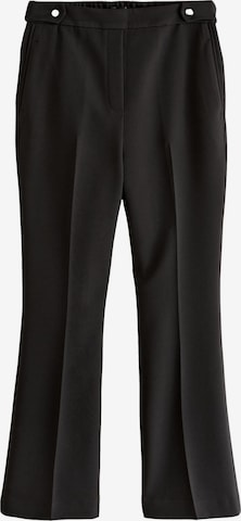 melns Next Paplatināti gali Buktētas bikses: no priekšpuses