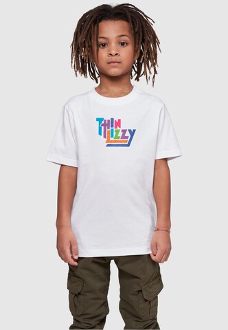 Merchcode Shirt 'Thin Lizzy' in Weiß: Vorderseite