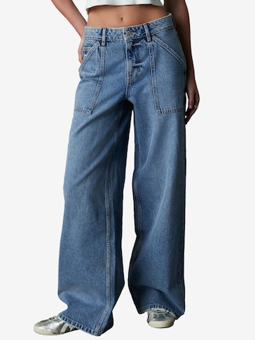 Next Wide Leg Jeans in Blau: Vorderseite