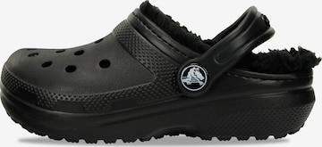 Ciabatta di Crocs in nero: frontale