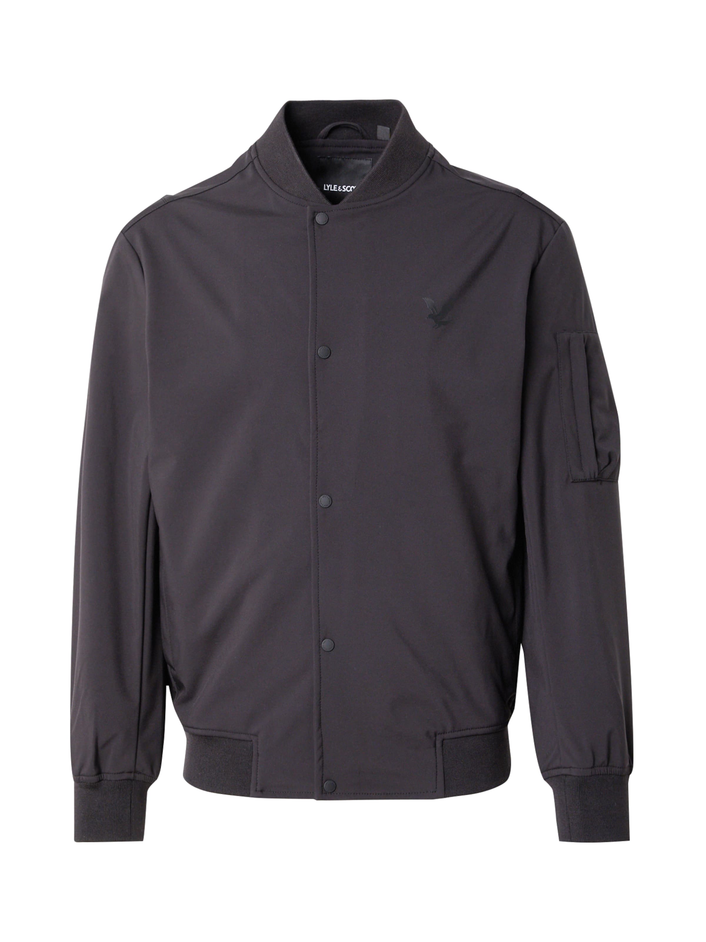 Lyle & Scott Funkčná bunda - Čierna: predná strana