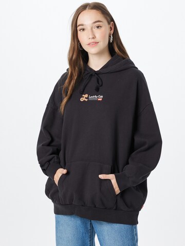 LEVI'S ® Sweatshirt 'Prism Hoodie' i svart: framsida