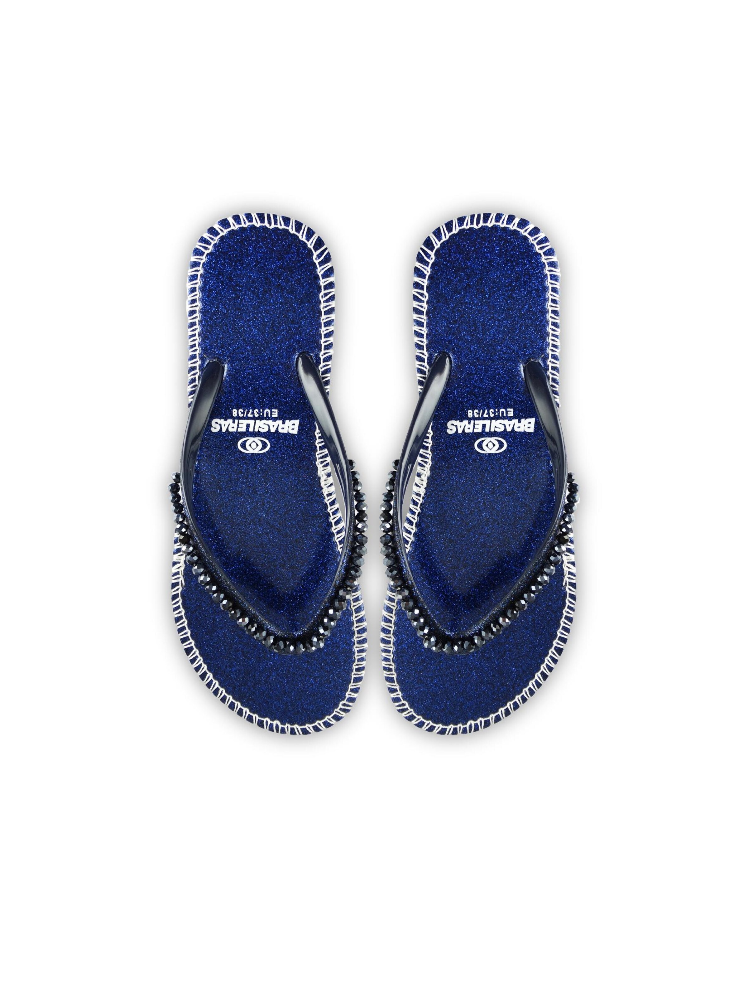 Brasileras - Sapato de praia/banho 'Shiny' em azul