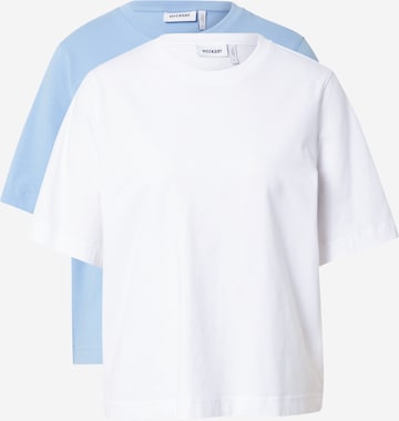 WEEKDAY T-Shirt in Blau: predná strana