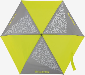 STEP BY STEP Regenschirm in Gelb: Vorderseite