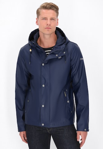 Schmuddelwedda Functionele jas in Blauw: voorkant
