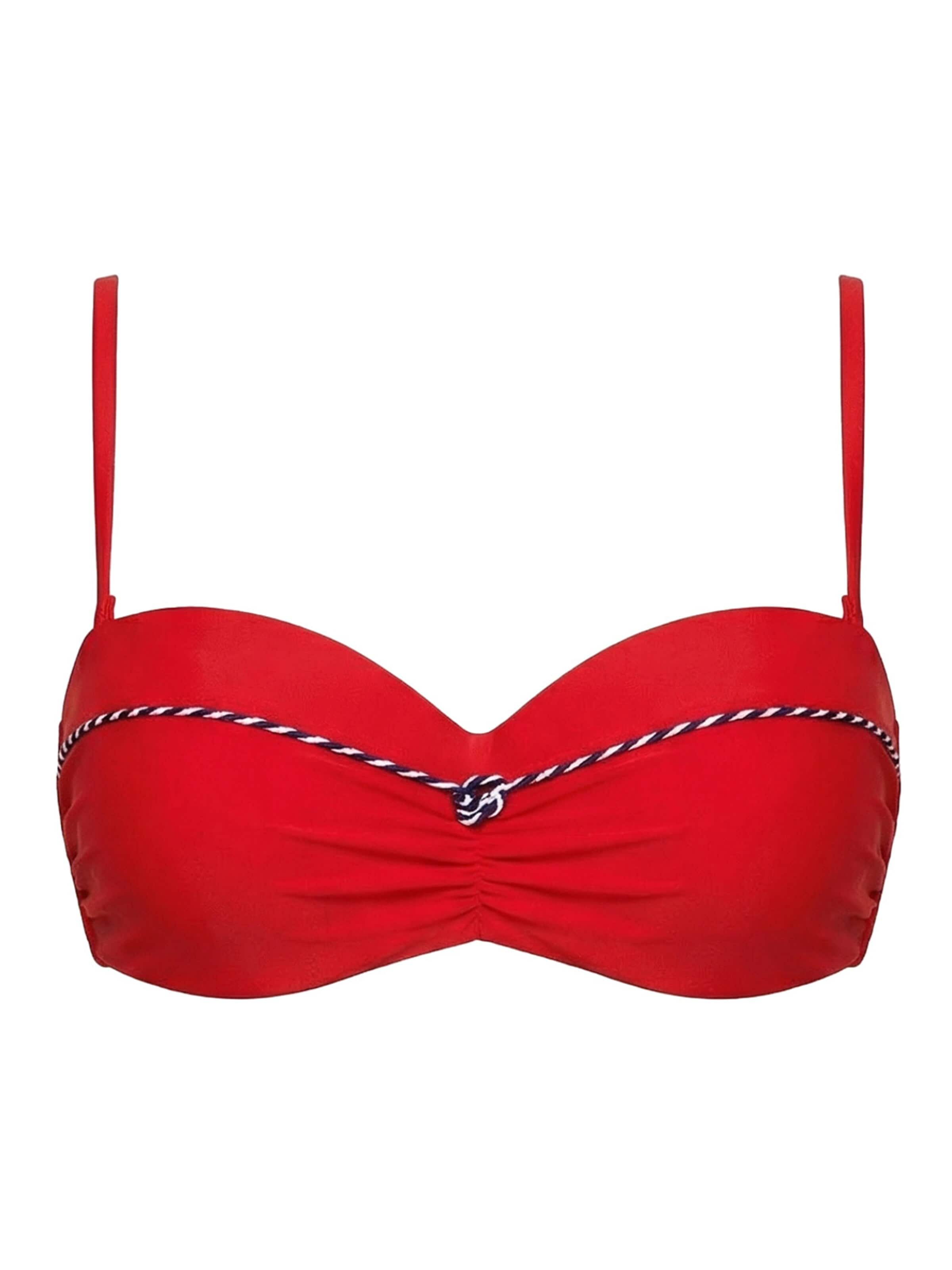 Marko Push-up Bikinitop 'Hope M-822 (4)'‌‌ in Rot: Vorderseite