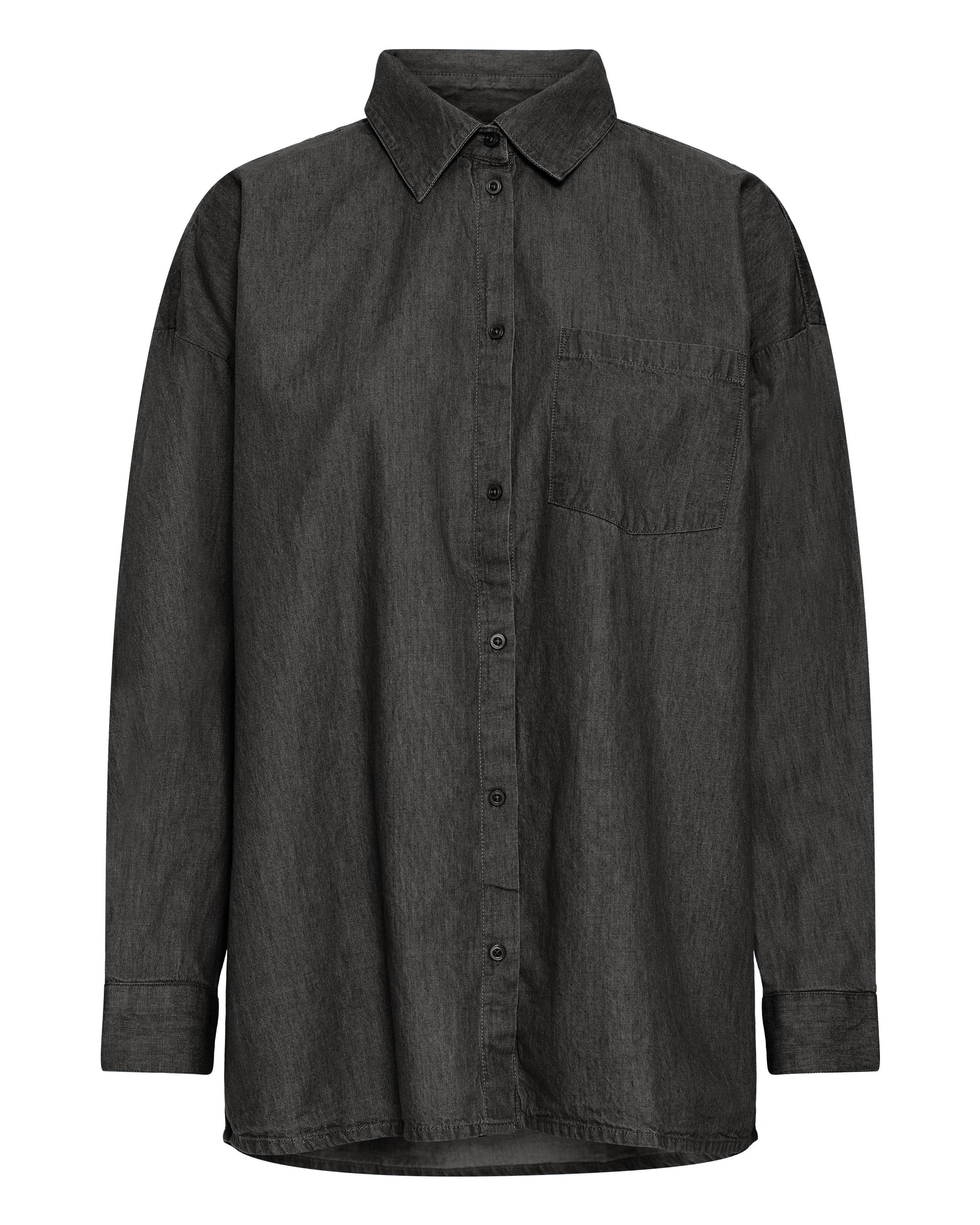 ICHI Shirt in Black: front