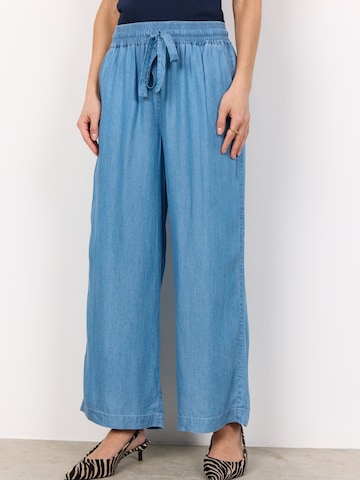 Loosefit Pantalon 'Liv 25' Soyaconcept en bleu : devant