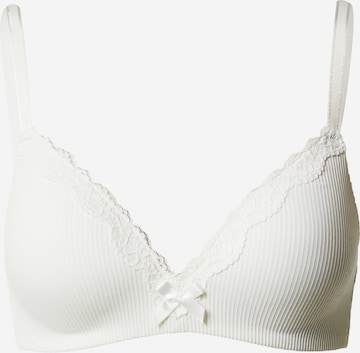 HunkemöllerTrokutasti Grudnjak 'Lola' - bijela boja: prednji dio