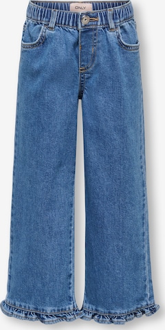 Only Mini Wide Leg Farkut värissä sininen: etupuoli