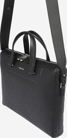 Sac d’ordinateur portable Calvin Klein en noir