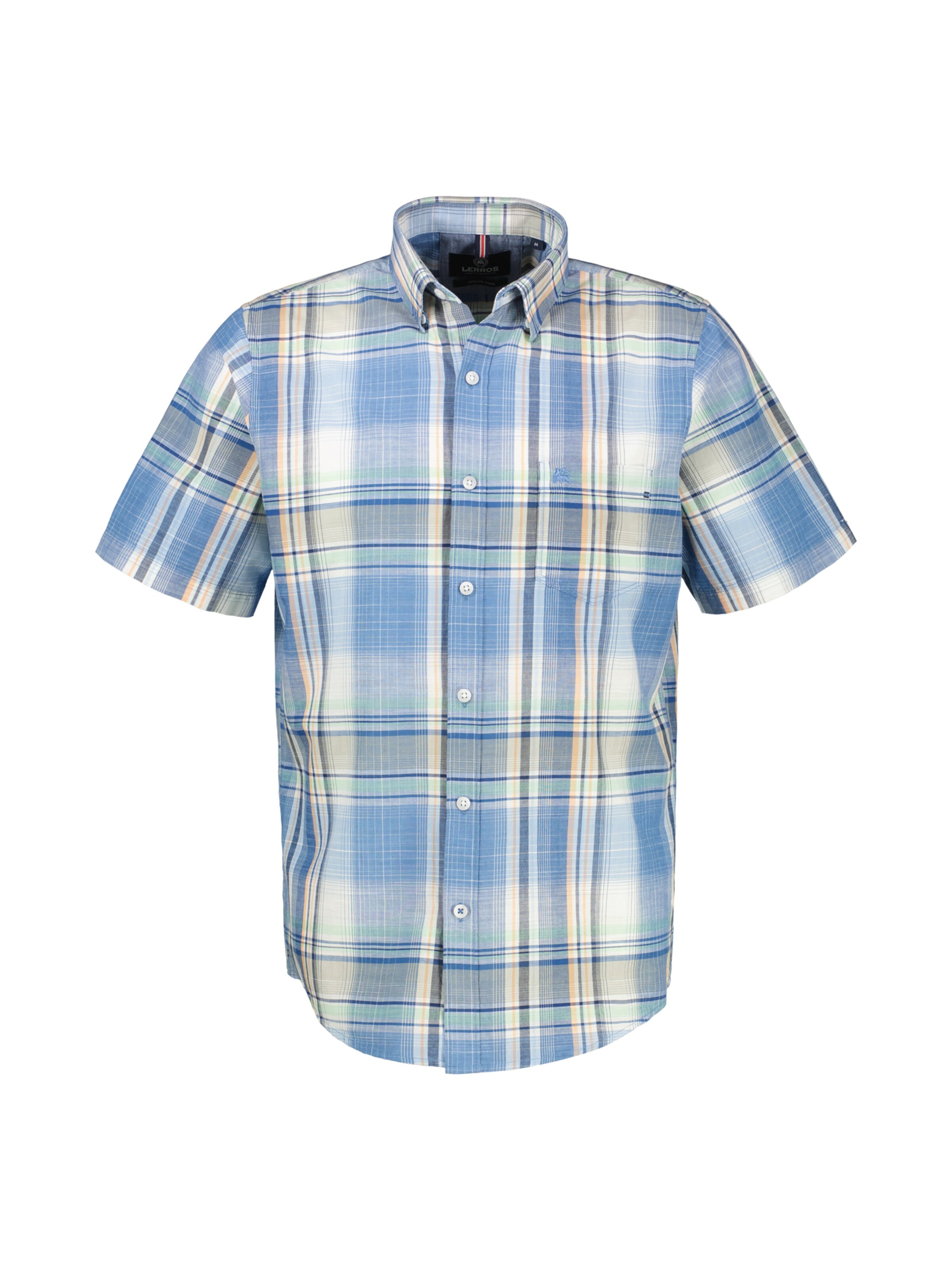 LERROS Regular fit Button Up Shirt in Blue: front