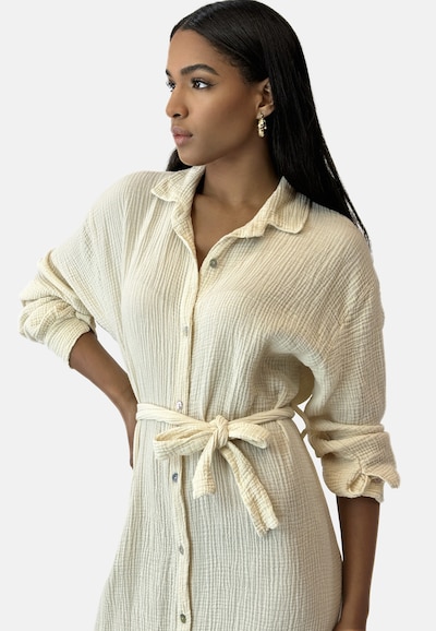 Elara Kleid in beige, Produktansicht