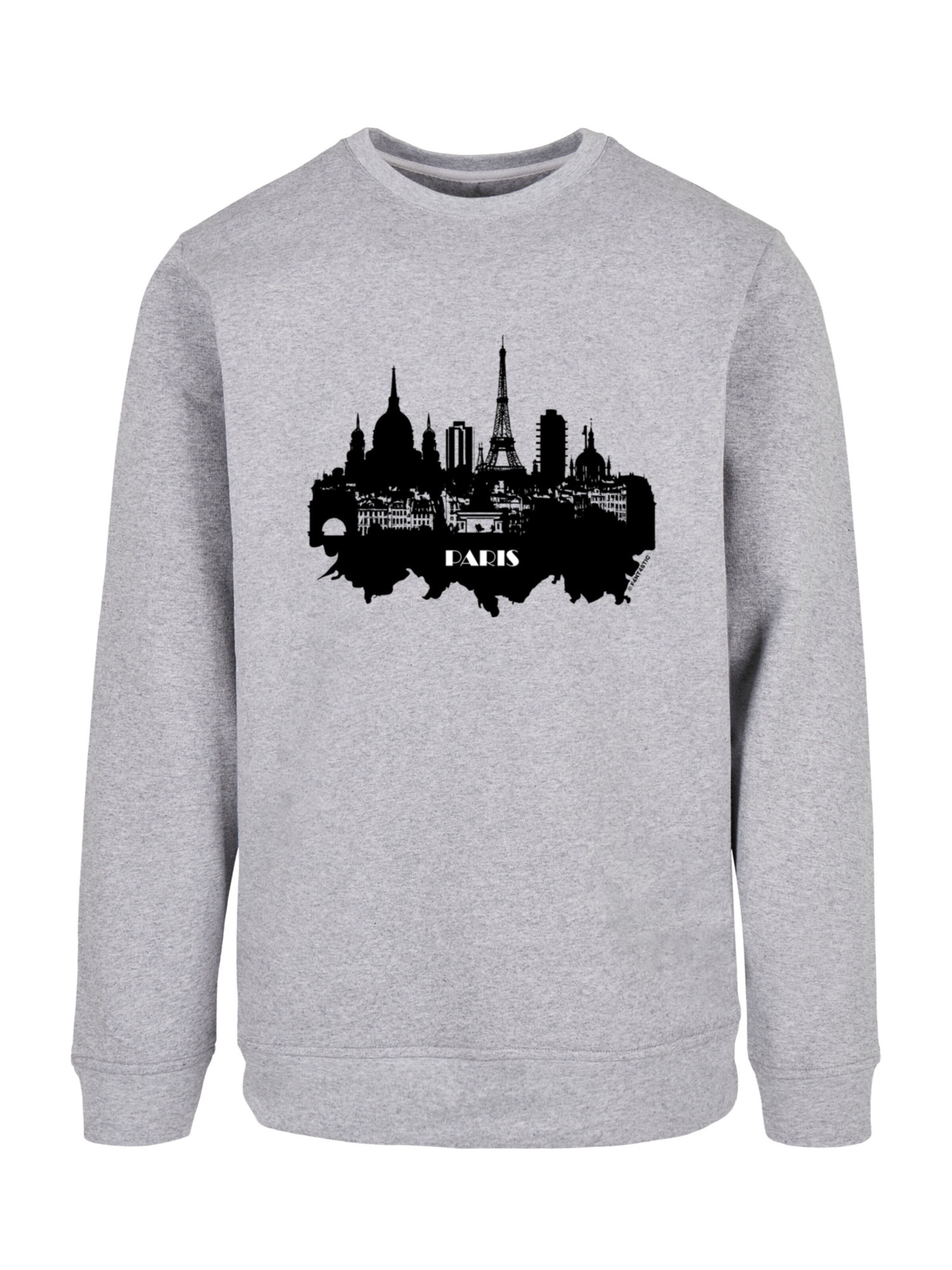 F4NT4STIC Sweatshirt 'Paris' in Grau: Vorderseite
