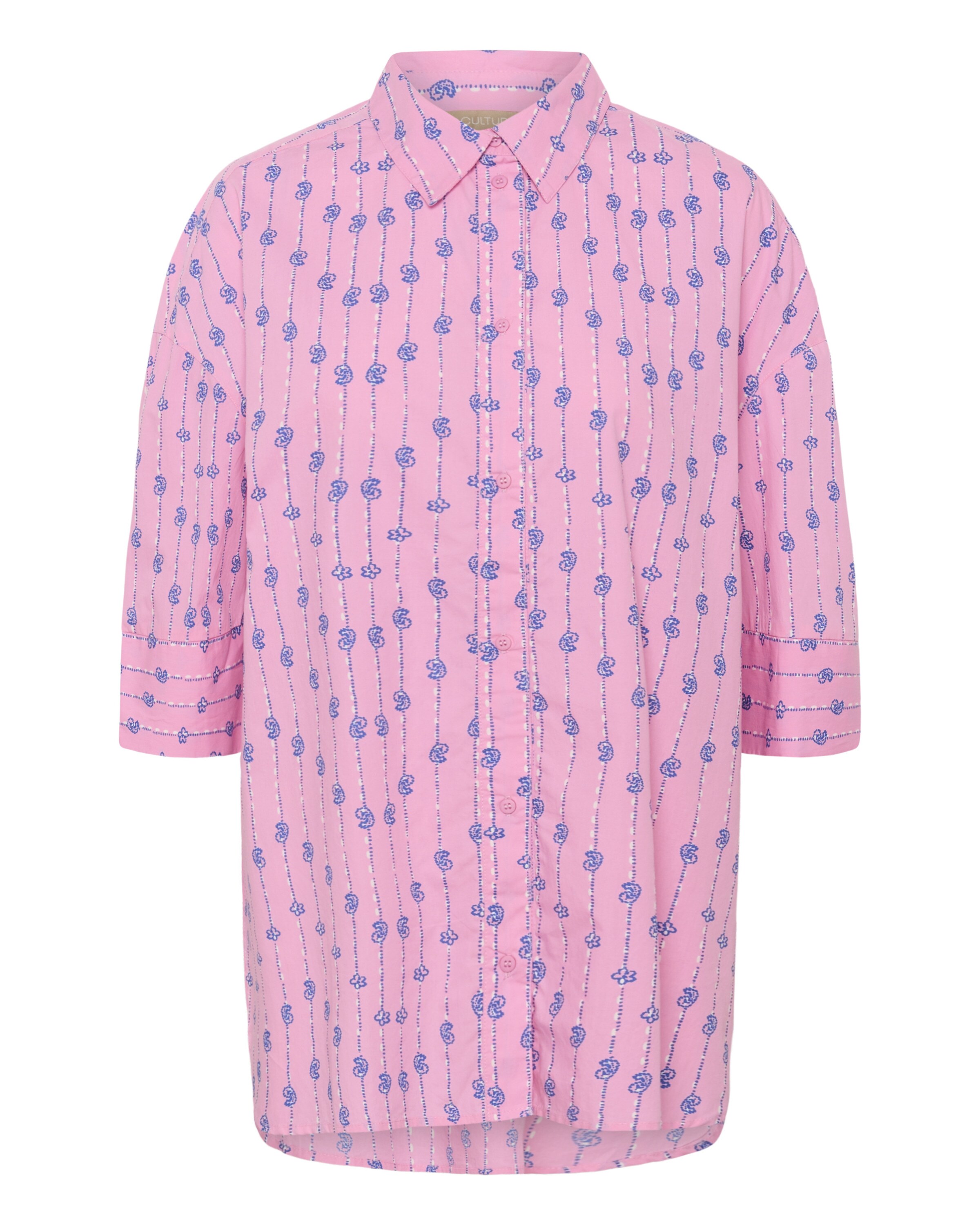 CULTURE Shirt 'CUmarco Olena' in Roze: voorkant