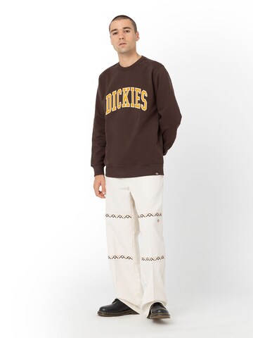 DICKIES - Sweatshirt 'AITKIN' em castanho