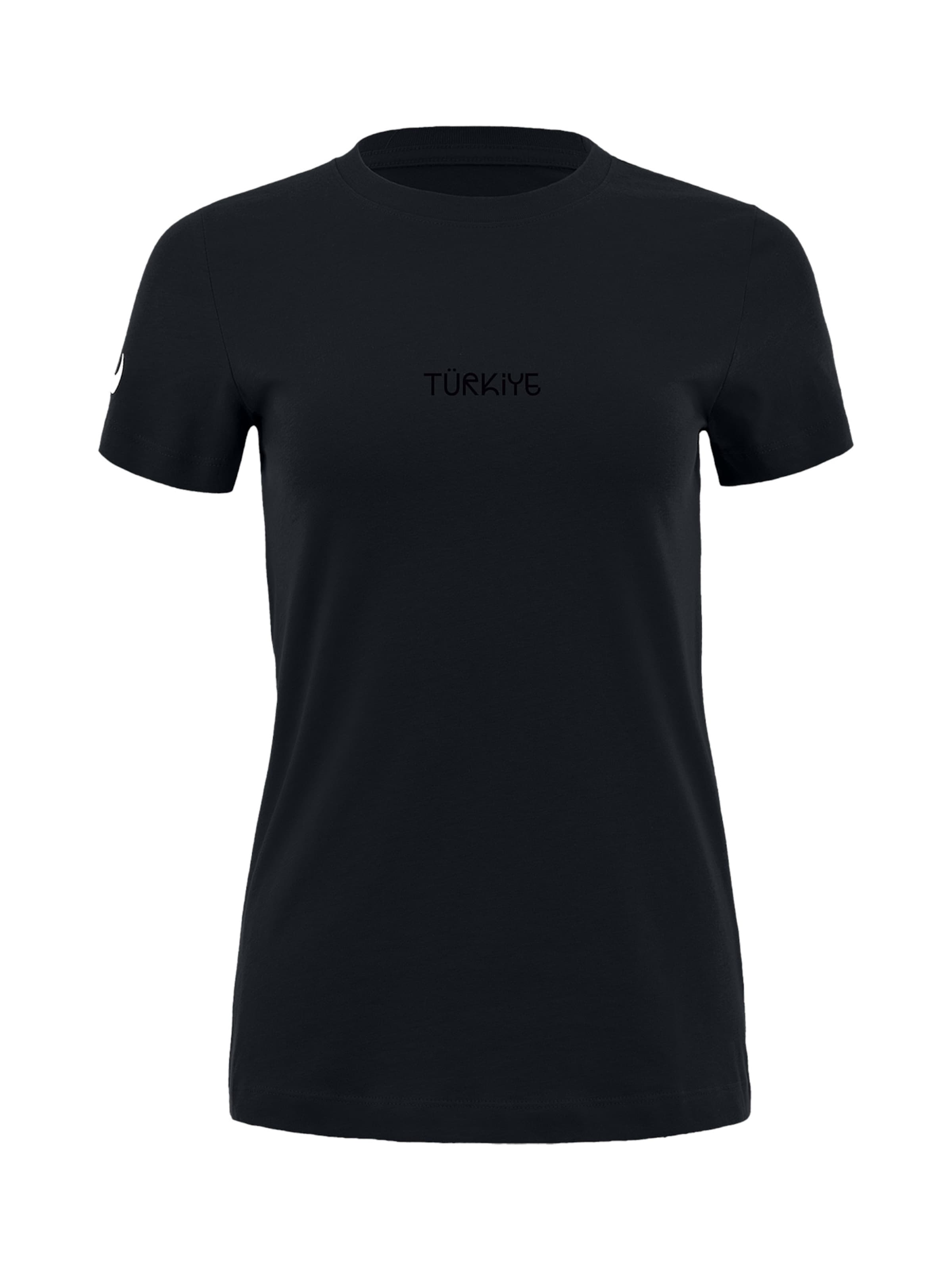 NIKE Functioneel shirt 'Türkiye' in de kleur Rood / Zwart / Wit, Productweergave