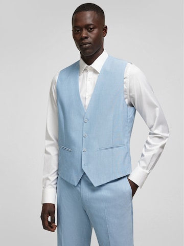 HECHTER PARIS Vest in Blue: front