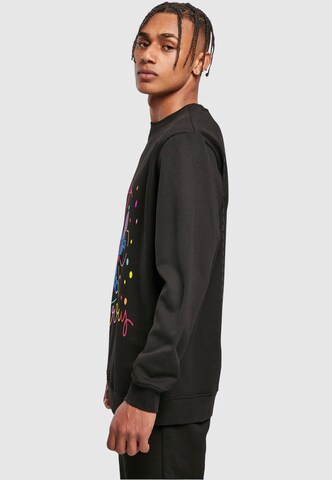 ABSOLUTE CULT Sweatshirt 'Lilo And Stitch - Merry Rainbow' in Black