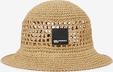 KARL LAGERFELD JEANS Hattu värissä beige: etupuoli
