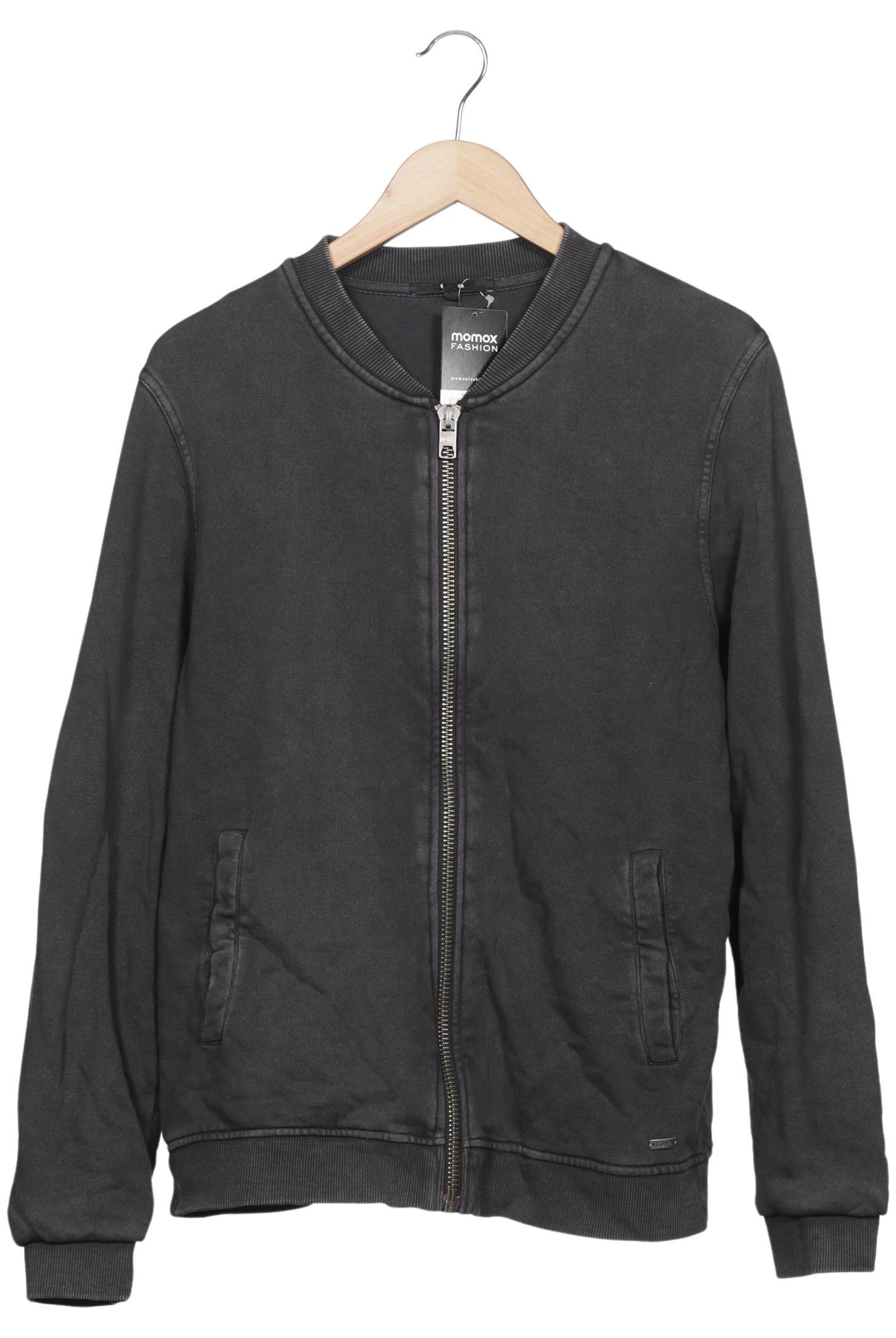 tigha Sweatshirt & Zip-Up Hoodie in S in Grey: front