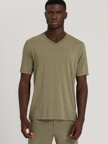 T-Shirt 'Casuals' Hanro en vert : devant