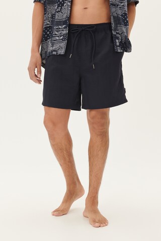 Shorts de bain 'Solid' Matinique en bleu : devant