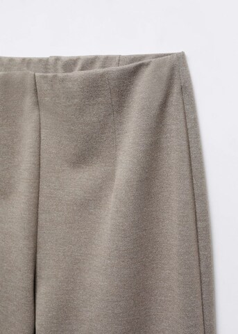 MANGO Široke hlačnice Hlače 'marti' | rjava barva