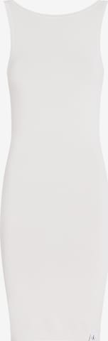 Calvin Klein Jeans Dress in White: front