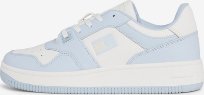 Tommy Jeans Baskets basses en bleu clair / blanc, Vue avec produit