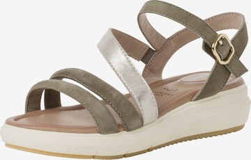 TAMARIS Sandals in Green: front