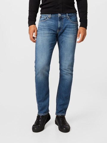 Calvin Klein Jeans - Slimfit Calças de ganga em azul: frente