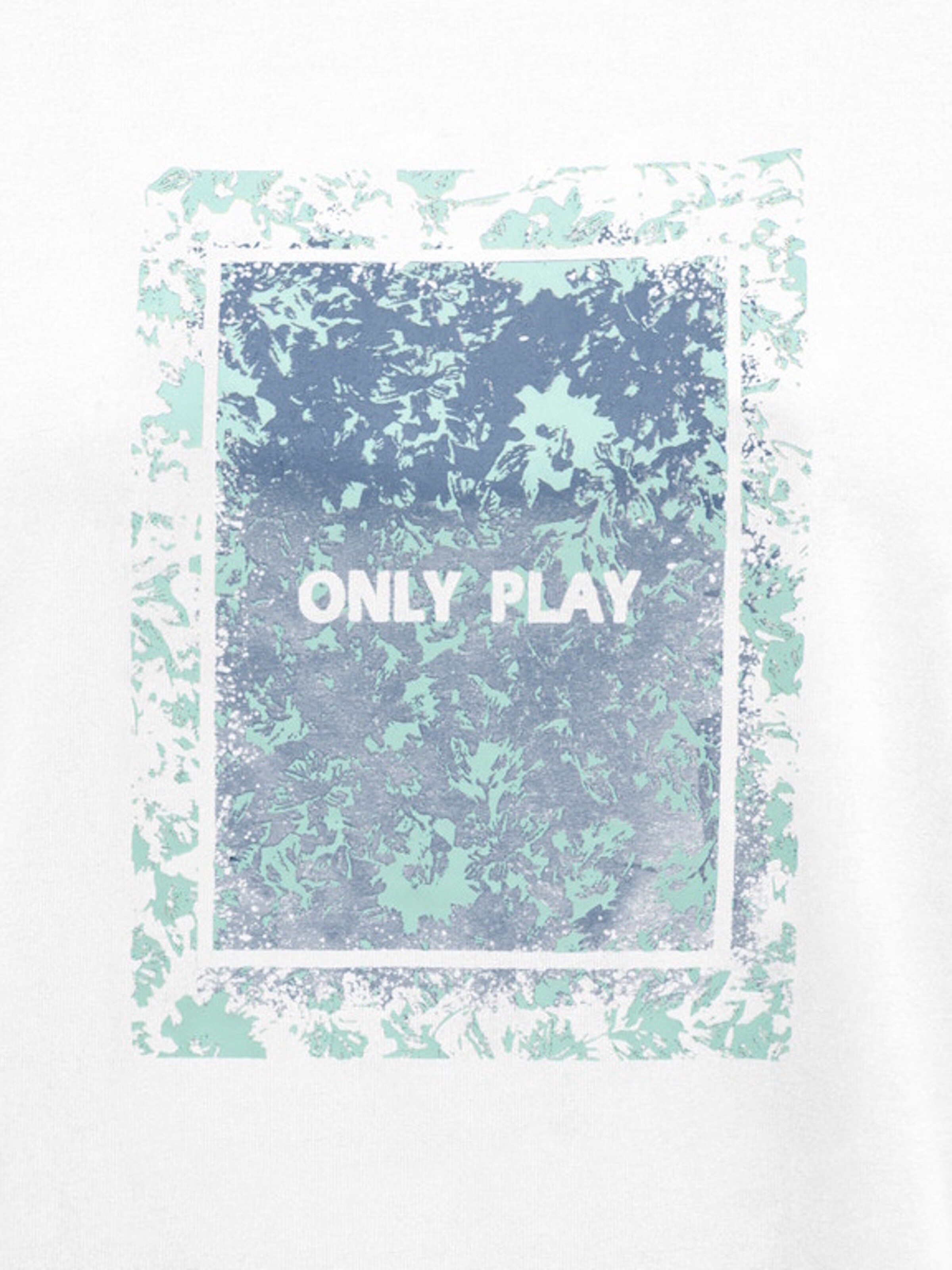 T-shirt 'Aub-Mie Life' ONLY PLAY en blanc