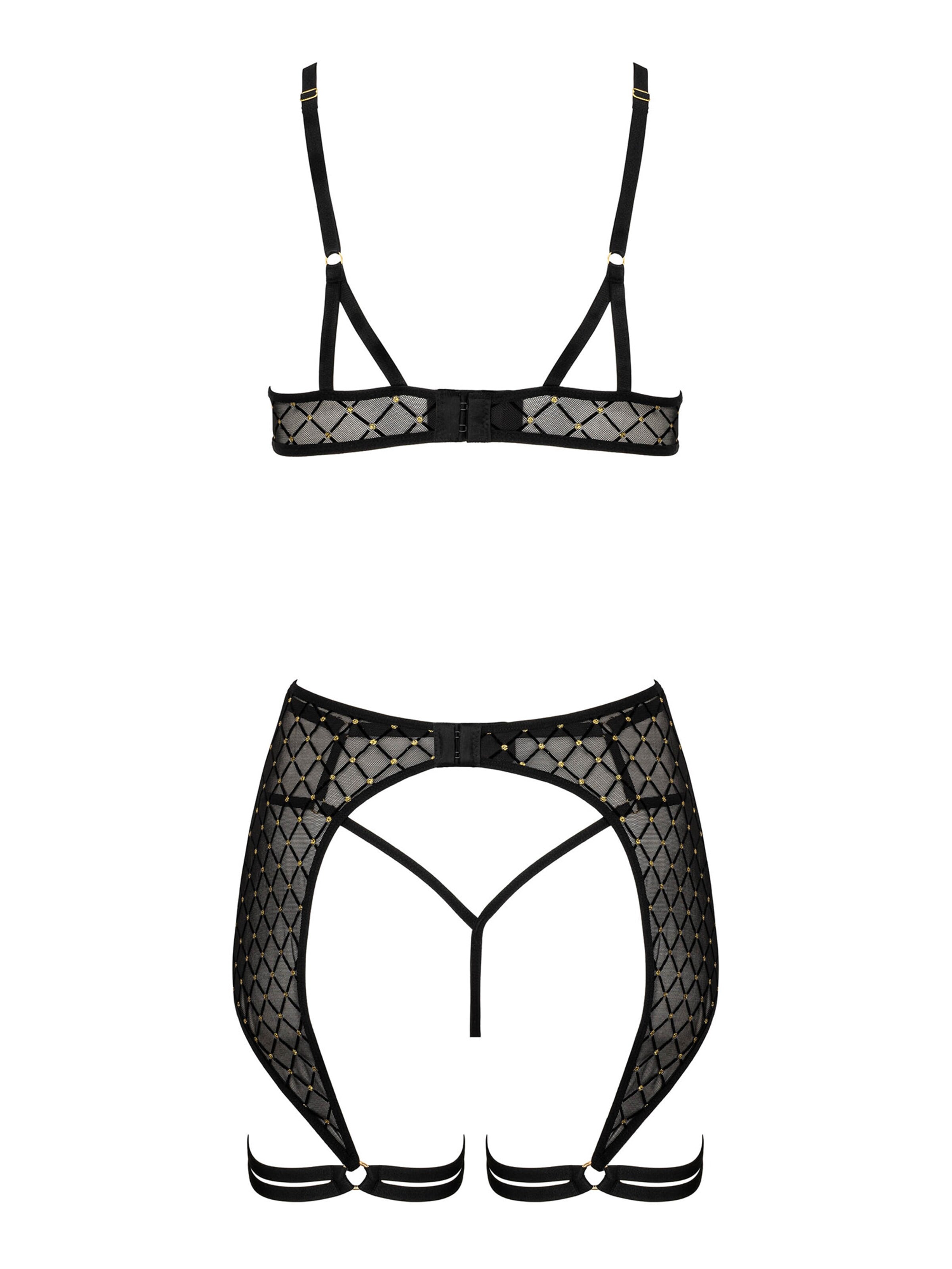 KOTEK Balconette Underwear Sets 'THP101' in Gold
