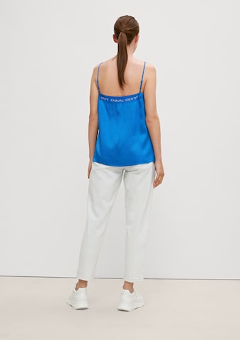 comma casual identity Top in Blau