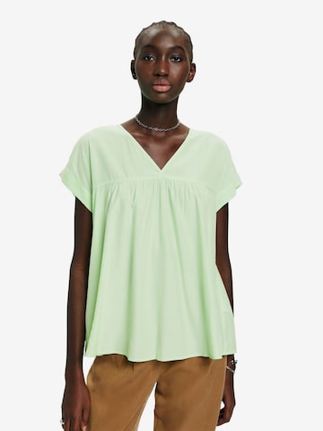 ESPRIT Blouse in Groen: voorkant