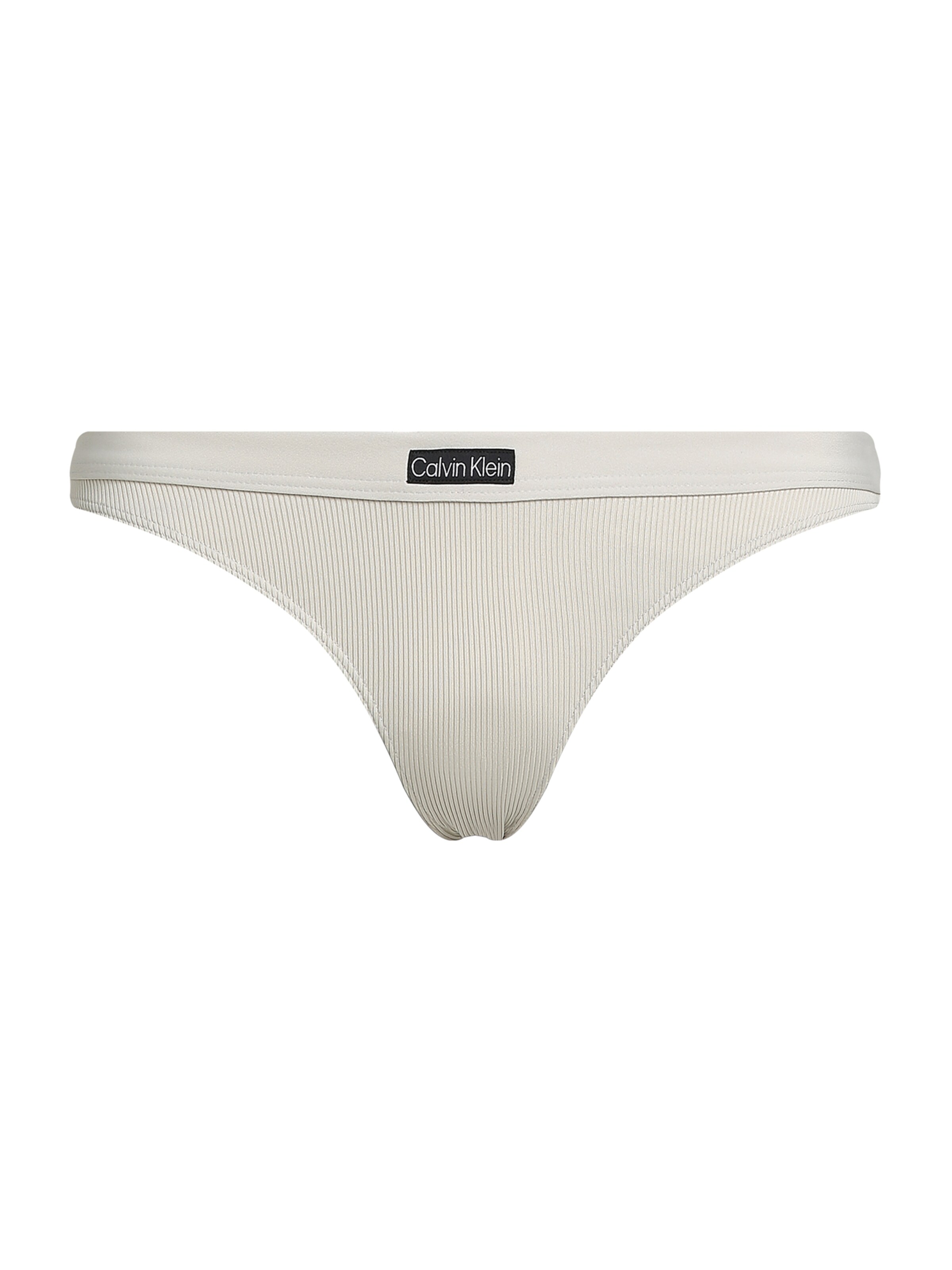 Calvin Klein Swimwear Bikini bottom in Beige: front