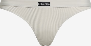 Calvin Klein Swimwear Bikinibroek in Beige: voorkant