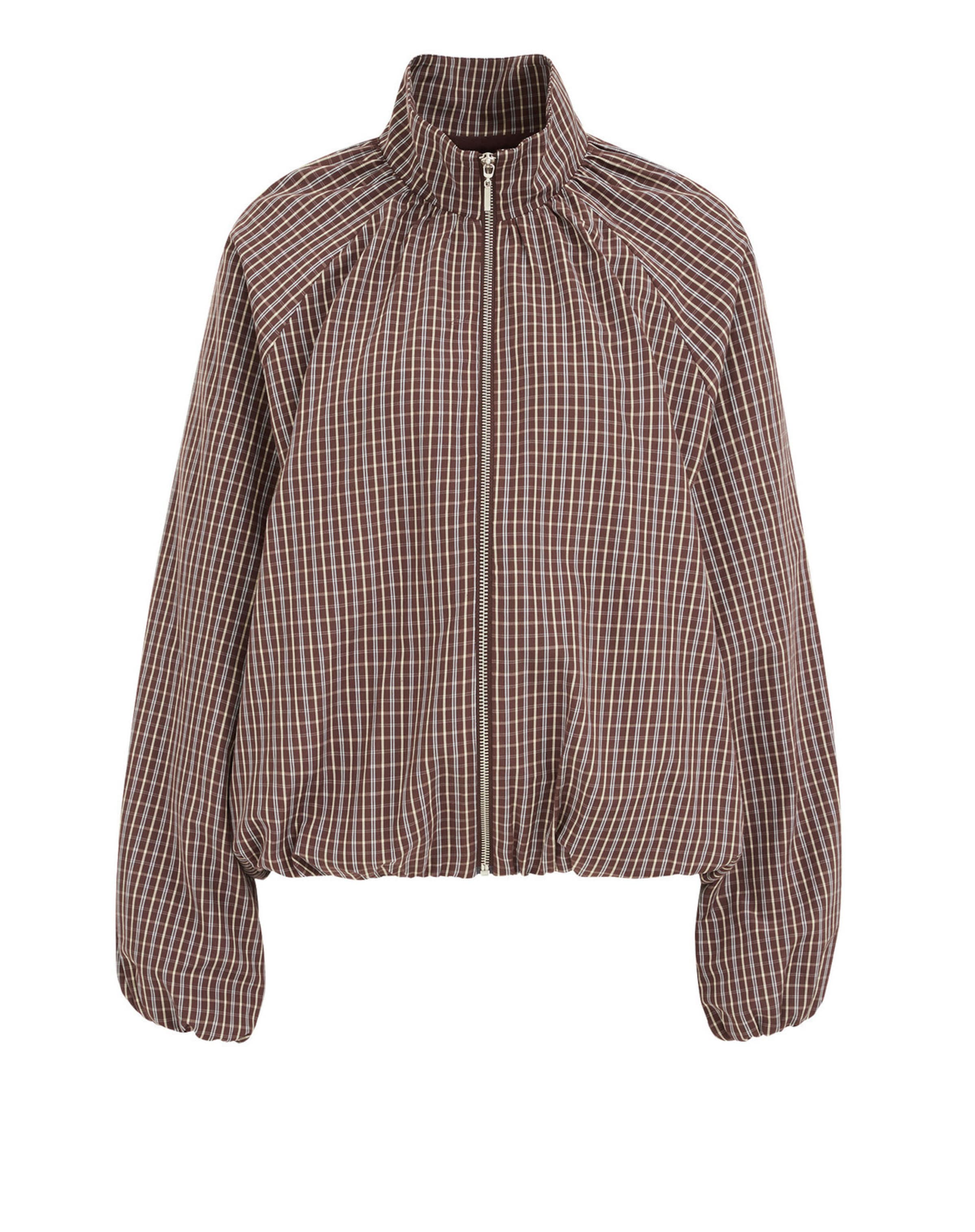 WE Fashion - Chaqueta de entretiempo en marrón: frente