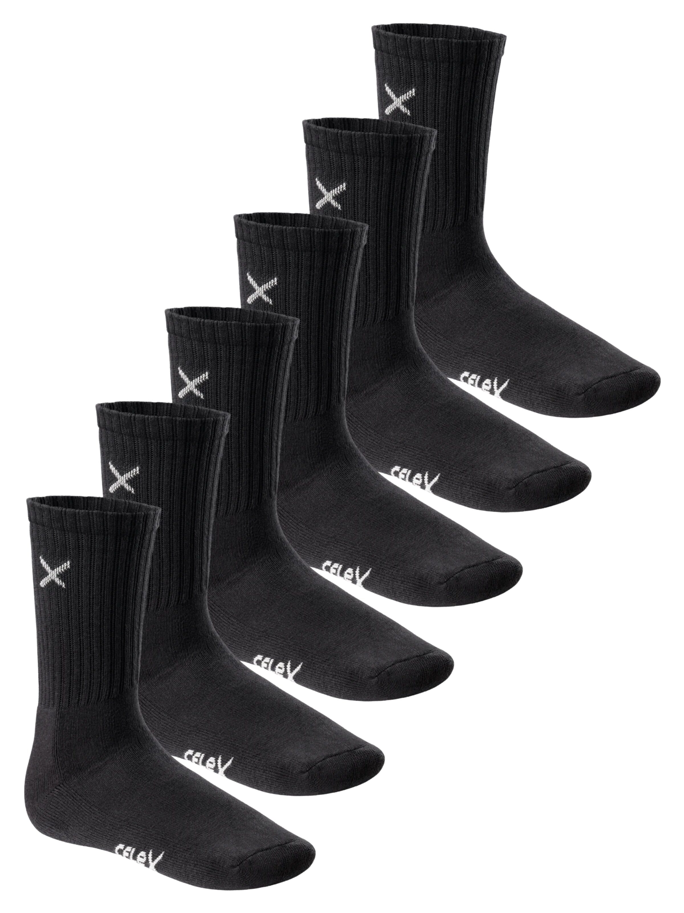 cflex Athletic Socks 'Lifestyle' in Black: front