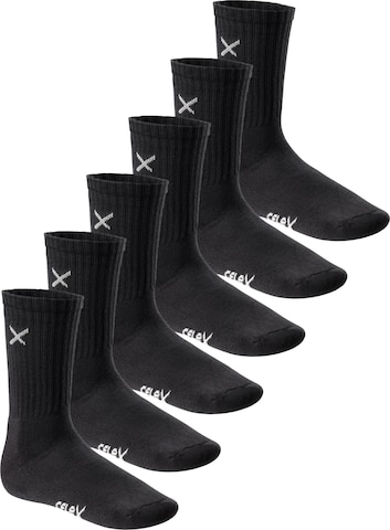 cflex Athletic Socks 'Lifestyle' in Black: front