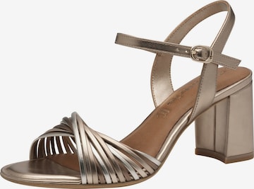 Tamaris Sandale in Bronze: Vorderseite