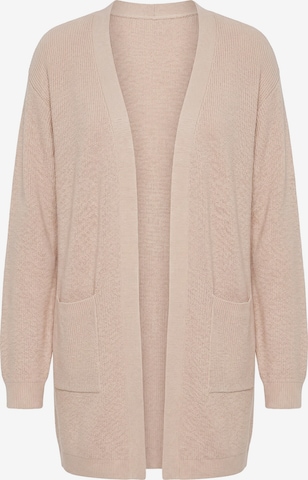 Ulla Popken Strickjacke in Beige: Vorderseite