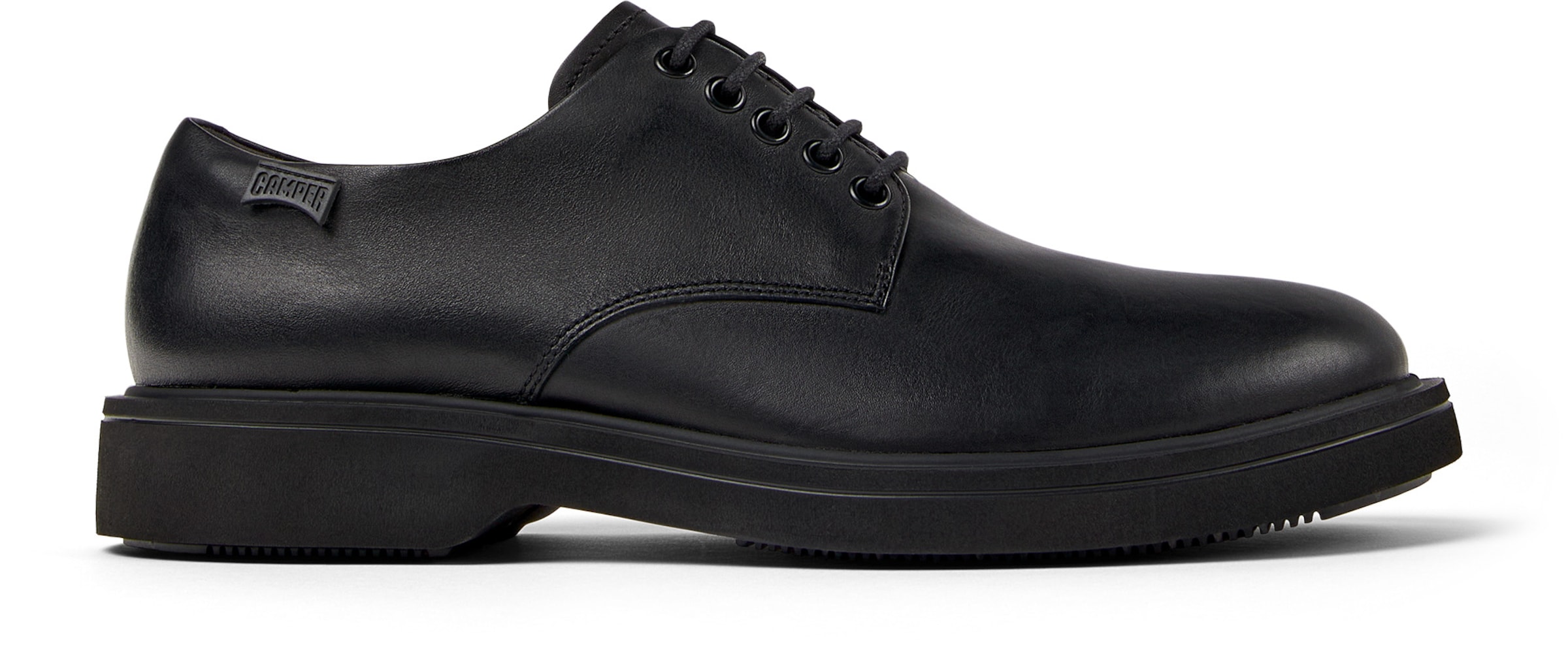 CAMPER Δετό παπούτσι 'Norman' σε μαύρο
