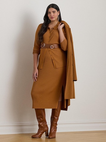 Lauren Ralph Lauren Plus Юбка 'GRENYAY' в Коричневый
