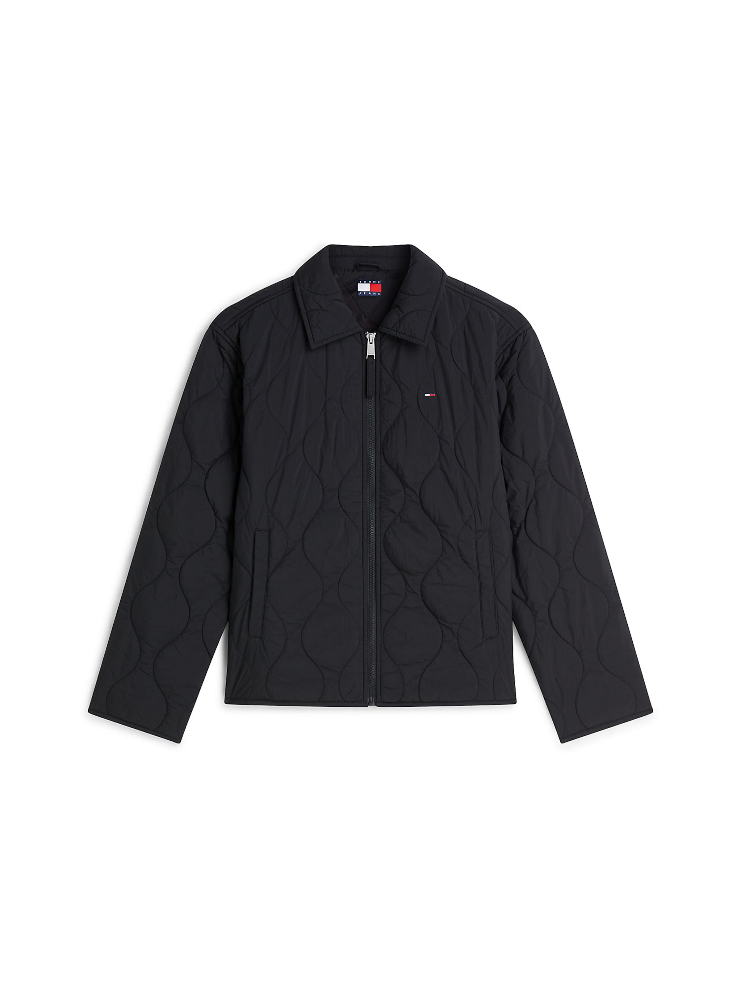 Veste mi-saison Tommy Jeans en noir : devant