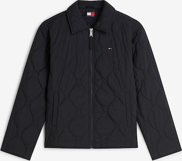 Tommy Jeans Преходно яке в черно: отпред